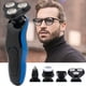 thumbnail image 1 of Afeitadora eléctrica para hombres Afeitadora húmeda y seca Afeitadora eléctrica Recortadora de barba impermeable, 1 of 7