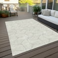 thumbnail image 6 of Addison Rugs Chantille Indoor/Outdoor Transitional Geometric Ivory Washable Rectangle Rug, 8' x 10', 6 of 6