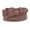 Brown, variant on 38 mm Snap On Floral Embossed Full Grain Vintage Leather Belt