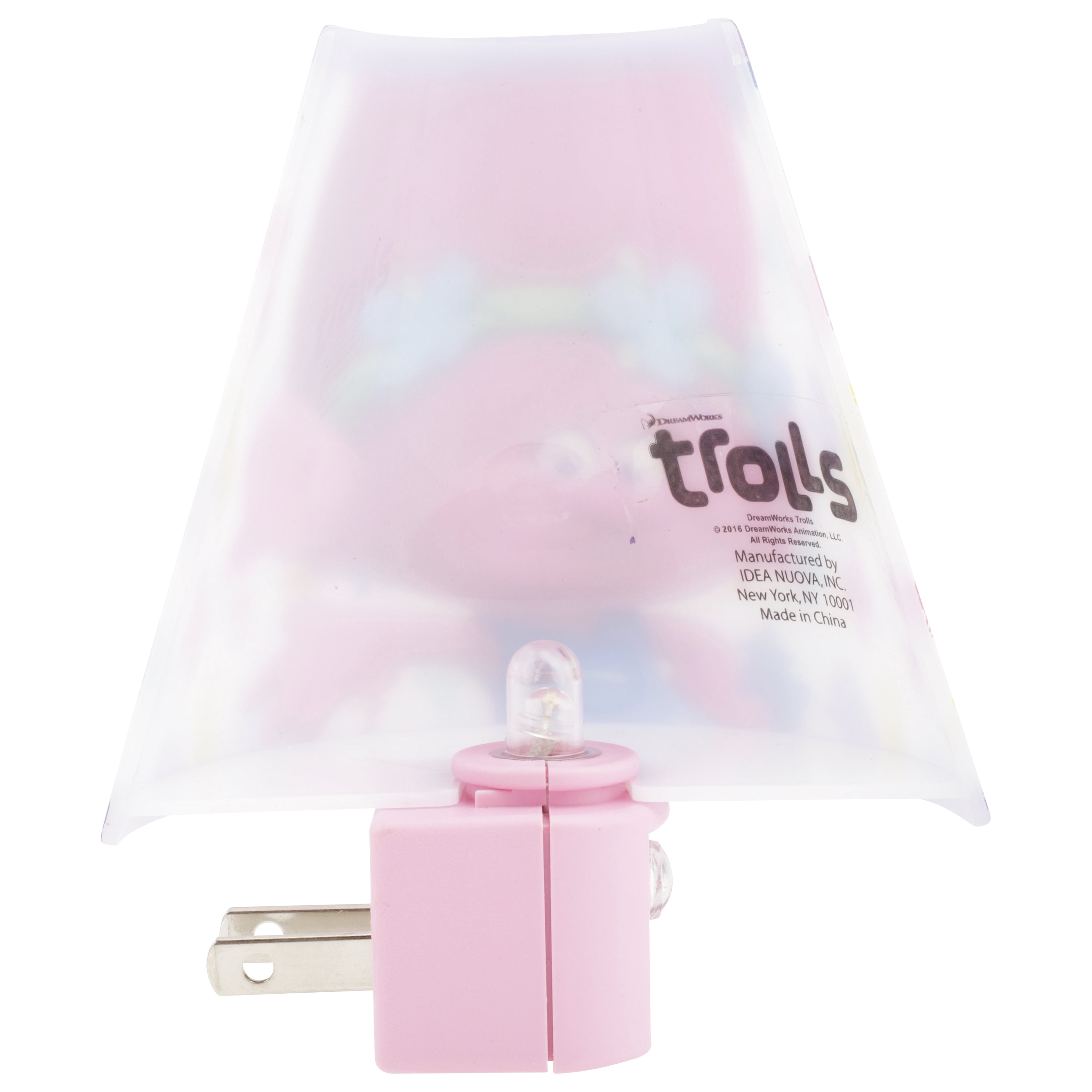 DreamWorks Trolls Movie Pink LED Plug-In Night-Light