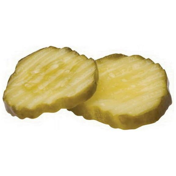 (Price/Case)Bay Valley 5 Gal Hamburger Dill Pickle Slices 3/16 Crinkle Cut 2000-2285 Count-Case Of 1