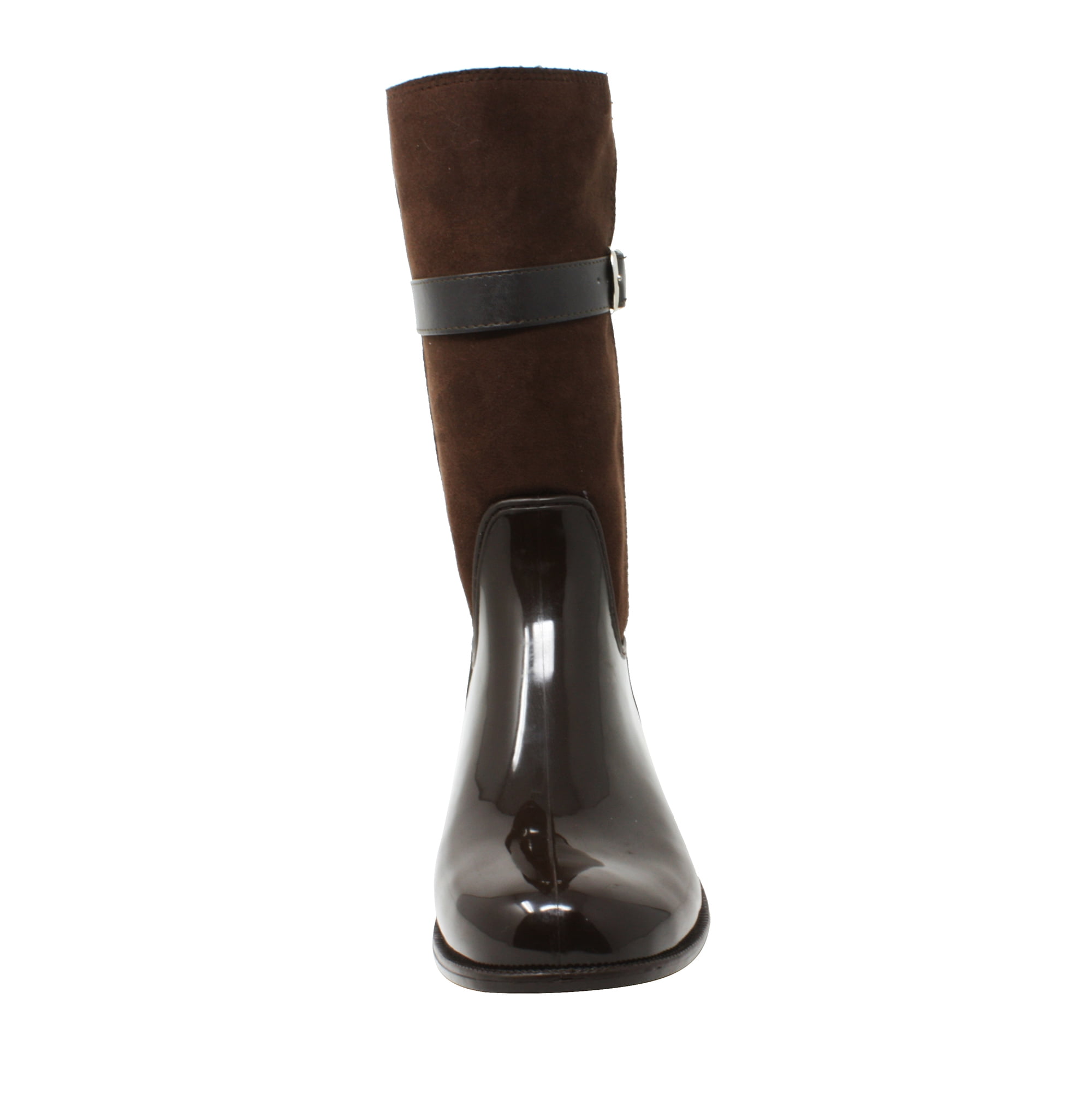Ish Original Official Women Brown Fashion Rain Boots MX-9221BRW US 6-10 (M)