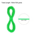 thumbnail image 2 of Uxcell Elastic Cord Heavy Stretch String Rope for Crafting DIY Sewing Hook Straps Camping Tie Down Strap Fluorescent Green 2mm x 100m, 2 of 5