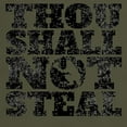thumbnail image 3 of CafePress - Thou Shall Not Steal Baseball Catcher T Shirt - Men's Classic Graphic Cotton T-Shirt, 3 of 4