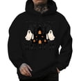 thumbnail image 2 of Halloween Hoodies for Men 2025 Casual Loose Halloween Graphic Hooded Sweatshirt with Pockets Pullover Tops, 2 of 4