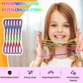 thumbnail image 2 of Rainbow Hand Flip Ropes - 5 Pieces 1 Meter Nylon Braided Finger Ropes, 2 of 7