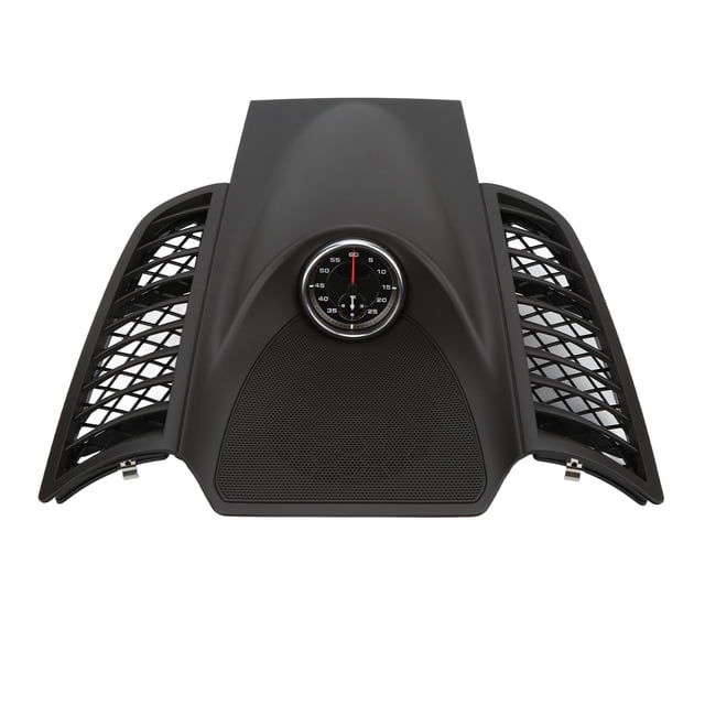 Bisel del reloj del tablero, cronómetro del tablero marrón oscuro Panel de instrumentos del reloj del tablero Accesorios de estilo del automóvil Diseño de última generación