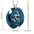 thumbnail image 2 of 1pc Stylish Dinosaur Skull Acrylic Pendant for Car, Interior Decor, and Accessories, 2 of 4