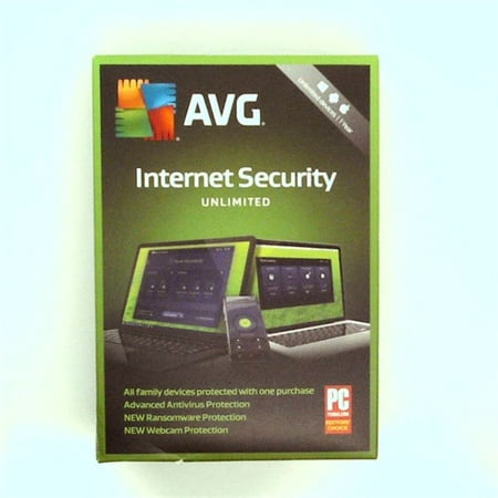 AVG Internet Security 2019, Unlimited Devices, 1 Year [Key