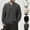 Beige, variant on Men's Casual Long Sleeve Zipper Sweater Turndown Collar Lightweight Soft Stylish Outwear Fashionable Top for Daily Casual Wear Outdoor Activities Beige L