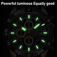 thumbnail image 3 of Reloj De Cuarzo, Reloj De Negocios Con Calendario Informal Mecánico Luminoso Impermeable Para Hombres Para La Lluvia, 3 of 7
