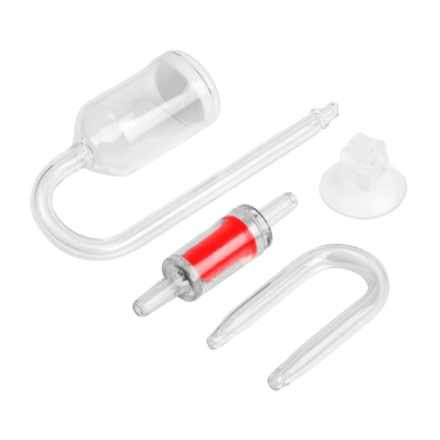 SIfdSeng Get it Fast Diffuser U Shape Glass for Aquarium for Tank Creates Rich Quiet Bubbling Suction Cup Check