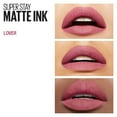 thumbnail image 2 of Maybelline New York SuperStay Matte Ink Liquid Lipstick Makeup, Long Lasting, High-Impact Lip Colour, Up to 16 hours, lover ,5 ml, 2 of 9