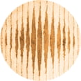 thumbnail image 1 of Ahgly Company Indoor Round Solid Orange Modern Area Rugs, 8' Round, 1 of 1