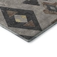 thumbnail image 3 of Addison Rugs Mayfield Premium Machine Washable Transitional Aztec Taupe Rectangle Rug, 3' x 5', 3 of 7