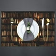 thumbnail image 3 of Book Library Placemats Set of 6 Rectangle Table Mats Washable Heat-Resistant Place Mat for Kitchen Dining Table Decor Indoor Outdoor, 3 of 6