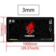 thumbnail image 1 of Alfombrilla para ordenador Cyberpunk, alfombrilla negra para ratón 900 × 400 Kawaii, accesorios de escritorio de oficina grandes y suaves, alfombrilla para ratón de la empresa Mause Ped Gamer Xxl, 1 of 4
