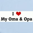 thumbnail image 2 of CafePress - I Love My Oma & Opa Infant Bodysuit - Baby Light Bodysuit, Size Newborn - 24 Months, 2 of 4