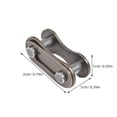 thumbnail image 2 of OULII 10Pack Chain Connector Link Aluminium Alloy Folding for Bike Accessory Repair, 2 of 6