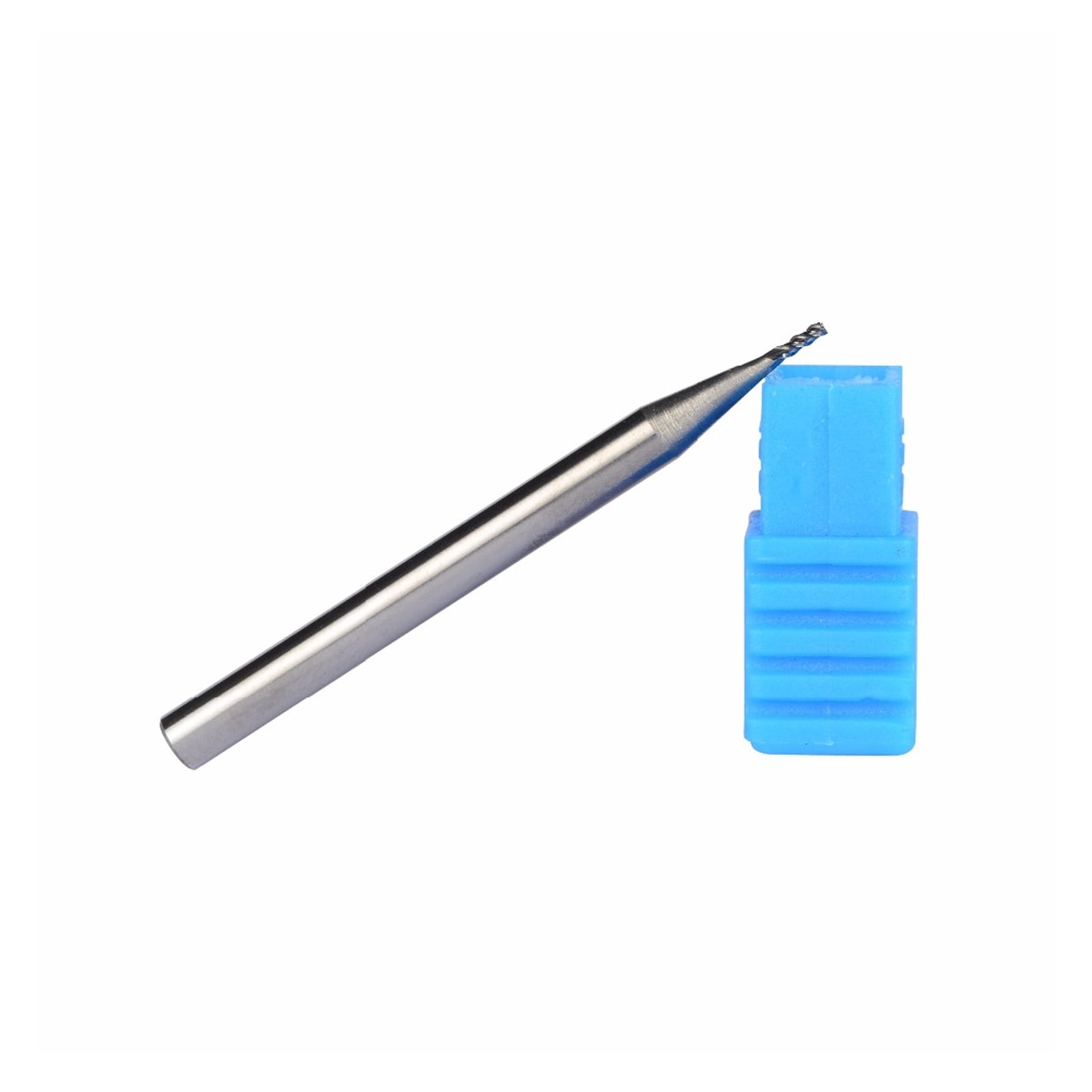 2pcs Tungsten Steel End Mills 3 Flute Flattened Head Milling Cutters Carbide End Mills HRC45 Suitable for Aluminum