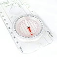 thumbnail image 2 of DC40-3A Portable ABS Compass Scale Ruler Outdoor Outdoor camping compass Hiking Camping Compass Map Tools Transparent, 2 of 6