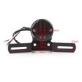 thumbnail image 2 of Motorcycle Tail Brake License Plate Holder For Bobber Cafe Racer Black, 2 of 4
