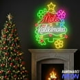 thumbnail image 2 of Handmadetneonsign Mele Kalikimaka Neon Sign, Hawaiian Tropical Decor, Christmas Tree Neon Sign, 2 of 4
