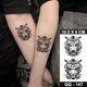 thumbnail image 1 of Pegatina de tatuaje temporal impermeable para hombres y mujeres, tatuajes falsos de transferencia de agua, arte corporal, Festival, dragón, Tigre, Cruz, India, 1 of 4