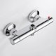 thumbnail image 3 of Thermostatic Shower Mixer 2 Outlets High and Low Chrome Brass Anti-scalding Mixer Tap, 3 of 5