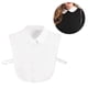 thumbnail image 2 of Cuello falso para mujer Cuello desmontable Camisa Media camisa Cuello falso (Blanco, Negro) Zhivalor  Playeras y Blusas, 2 of 4