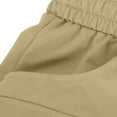 thumbnail image 6 of Men's Cargo Pants with Multi Pockets Loose Wide Leg Cotton Twill Sweatpants Hiking Joggers Athletic Trouses (XL, Khaki), 6 of 7