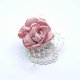 thumbnail image 3 of ZHAOCHENG 2 piezas de banda de flores de seda para la muñeca con decoración de papel de aluminio dorado y perla, para dama de honor, boda, novia, 3 of 5
