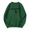 thumbnail image 3 of Women's Sweatshirts 2025 Mama Sweatshirt Long Sleeve Crewneck Drop Shoulder Pullover Tops Sweatshirt for Women, 3 of 5