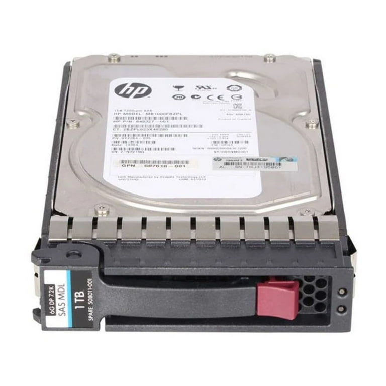 Hp 1Tb 6G Sas 7.2K Sff Sc Mdl G8 Hdd 652749-B21 653954-001 