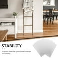 thumbnail image 3 of 10pcs Hard Plastic Sheets Plastic Sheeting Thermoplastic Sheet for Projects Display Picture Frame, 3 of 6