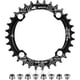thumbnail image 2 of Plato de bicicleta de montaña SNAIL 104 BCD 32T 34T 36T 38T anillo de cadena único ancho estrecho con 4 piezas corona de pernos de piñón Tan Jianjun unisex, 2 of 2