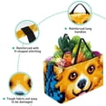 thumbnail image 3 of Pixel Dog Large Capacity Reusable Foldable Oxford Cloth Cube Organizer Tote Bag Toy Basket, 3 of 7
