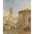 thumbnail image 3 of Franz Alt 15x18 Black Modern Framed Museum Art Print Titled - Rom Forum Boarium (1859), 3 of 5