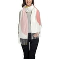 thumbnail image 2 of Women's Fashion Tassel Scarf, Pastel Polka Dot Art Long Shawl, Lightweight and Warm, 2 of 9