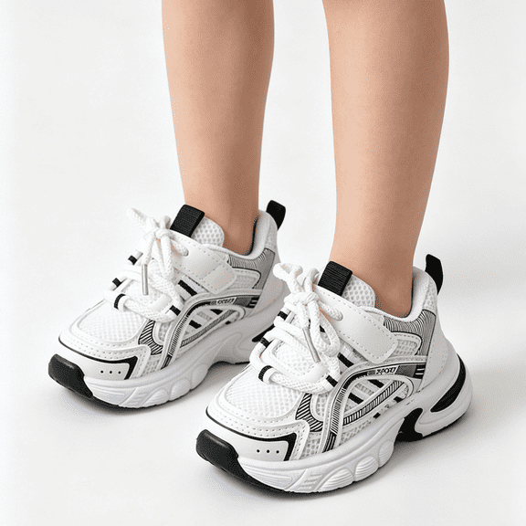 Willtoo Kids Girls Athletic Shoes Non Slip Casual Sneakers Lightweight Breathable Comfortable Running Tennis Shoes