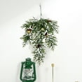 thumbnail image 3 of Elegant Winter Country Tear Drop Needle Wreath Featuring Realistic Pinecones And Greenery For Seasonal Home, 3 of 5