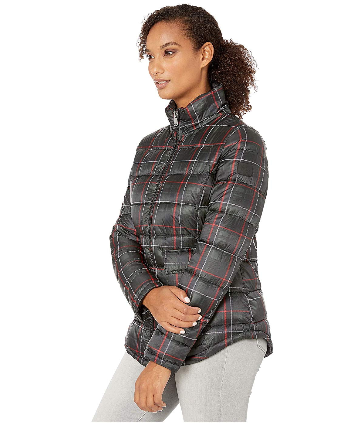 ralph lauren plaid puffer jacket