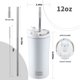 thumbnail image 5 of Vaso Térmico para Café BOTTLE BOTTLE 12oz con Tapa Doble y Popote Blanco, 5 of 7