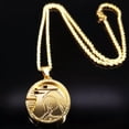 thumbnail image 5 of QQTDFG The Virgin Mary Relief Necklace Icon Medal Women/Men Jewelry-Gold, 5 of 7