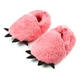 thumbnail image 2 of Visland Winter Baby Boys Girls Animal Plush Bear Paw Claw Toddler Shoes Infant Prewalker,Anti-Slip Soft Sole Sneaker, Plush Furry House Slippers, 2 of 4