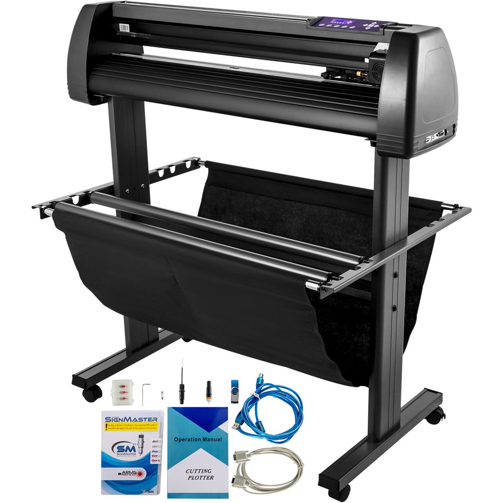 VEVOR Vinyl Cutter Machine 870mm Vinyl Printer, 34 inch Plotter Printer