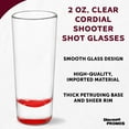 thumbnail image 3 of Cordial Shooter Shot Glasses 2 oz. Set of 10, Bulk Pack - Great for Birthdays, Parties, Indoor & Outdoor Events - Red, 3 of 5