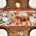 thumbnail image 7 of Sm:)e Orange Pumpkin Fall Table Runner 13x72 Inch,Fruitful Autumn Harvest Kitchen Dining Home Party Decorations, 7 of 7