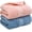 Peach-pink & Grayish-blue, variant on Bath Towels Soft Shower Towels Set of 2 with Assorted Colors 100% Cotton Bathroom Towels for Men and Women Quick Drying and Highly Absorbent 55 by 27 1/2 Inches (Coral & Light-Lilac)