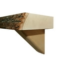 thumbnail image 3 of Wilson Enterprises, Inc. Basswood Bark Edge Wall Shelf 48" lenth, 3 of 6
